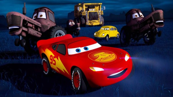 ТАЧКИ МОЛНИЯ МАККУИН VS ТРАКТОРЫ КОРОВЫ МУЛЬТ ТАЧКИ