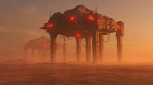 WALKING RUINS Dark Dystopian Ambient Alien World Soundscape Dystopian Ambience