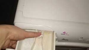 Как достать лоток стиральной машины Candy