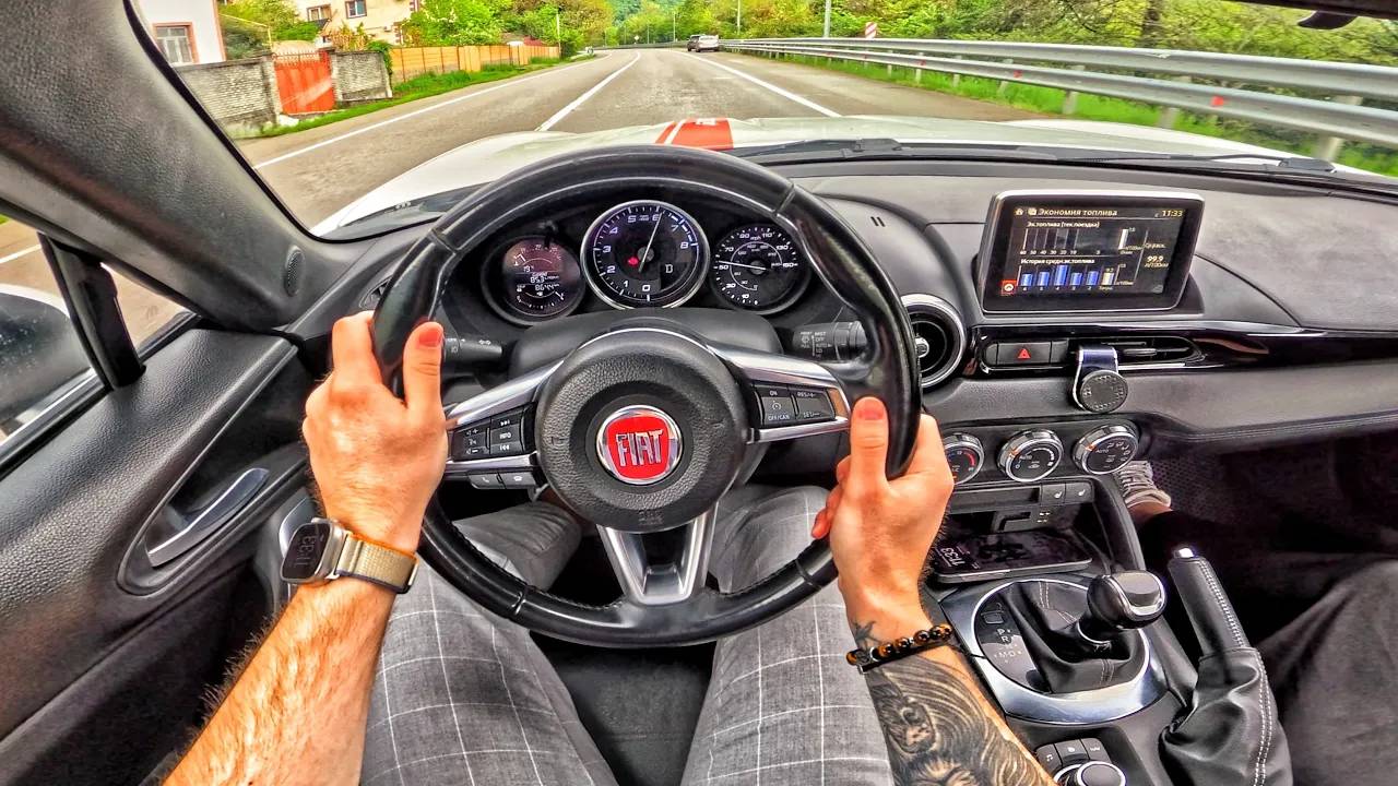 2018 FIAT 124 Spider 1.4 AT - ТЕСТ-ДРАЙВ ОТ ПЕРВОГО ЛИЦА смотреть онлайн