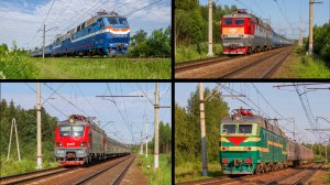 Утренняя группа поездов Белорусского направления | Часть 2