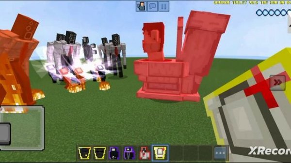 Скибиди туалет майнкрафт.