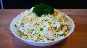 Рецепт салата с копченой курицей за 2 минуты: Удиви свою семью за считанные секунды!