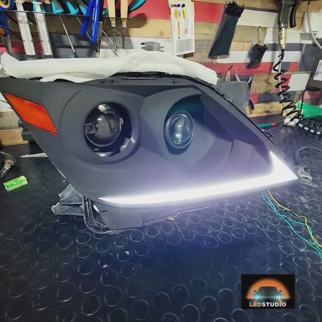 Lexus LX 570 светодиодные фары. Полный апгрейд! смотреть онлайн