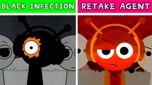 INCREDIBOX SPRUNKI🖤 | BLACK INFECTION! ☠️ АГЕНТ УЖАСА! #сезонконтентаRUTUBE