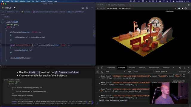 [Bruno Simong ] Three.js Journey 51 — Importing and optimizing the scene смотреть онлайн