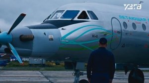 Первый полёт летающей лаборатории с двигателем ВК-800