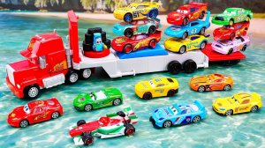 РАСПАКОВКА ИГРУШЕК МАШИНОК ПО МУЛЬТФИЛЬМУ ТАЧКИ МОЛНИЯ МАККУИН