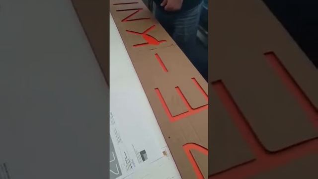 Изготовление световых букв смотреть онлайн