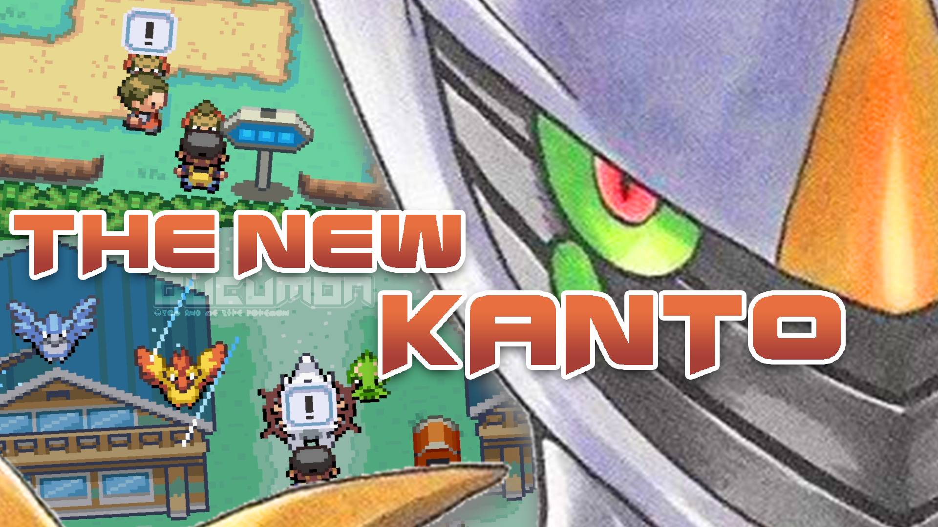 Pokemon The New Kanto — взлом GBA ROM, Kanto But Rebirth, новые события, Gen 8, мега-эво, Z-атаки, D
