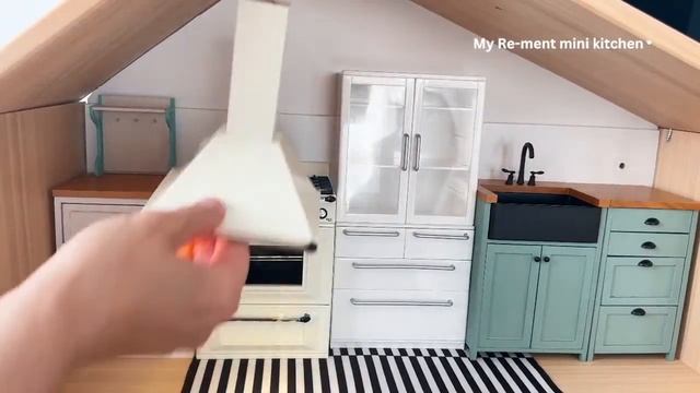 Mini kitchen set Re-ment installation ASMR смотреть онлайн