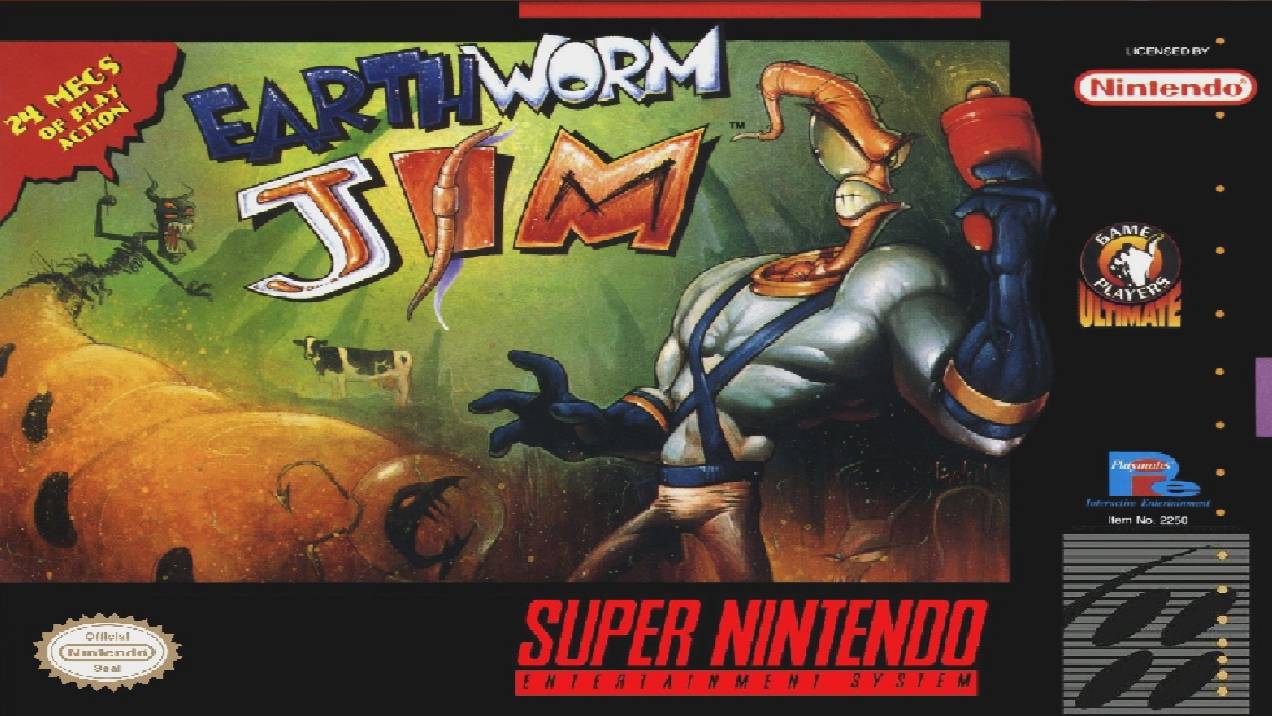 Earthworm Jim (SNES) Полное прохождение смотреть онлайн