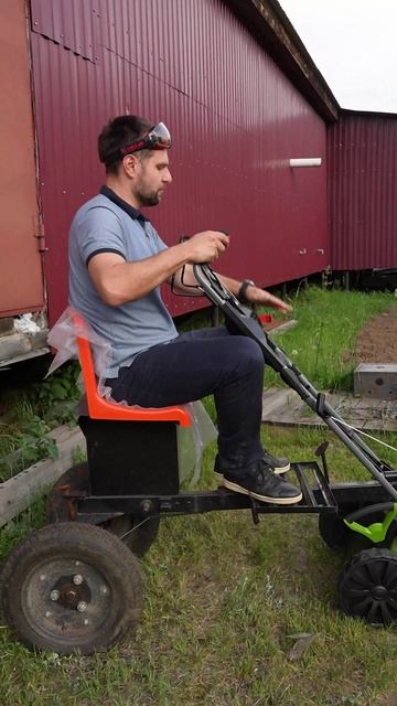 Газонокосилка Grizzly SKY-09 смотреть онлайн