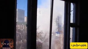 Российский танк почти попал в снимающего его на камеру ВСУшника