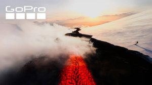 Skiing an Erupting Volcano