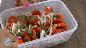 Рецепт Закуски из Помидоров быстрого приготовления.