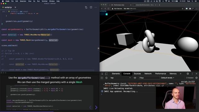 [Bruno Simong ] Three.js Journey 46 — Performance tips смотреть онлайн