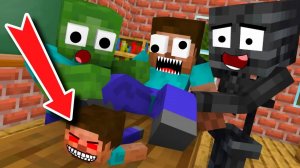 У Херобрина появился Ребенок, Майнкрафт мультфильм