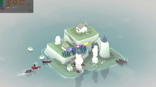 Bad North - тест Athlon 300u 12GB DDR4 Vega 3 2GB смотреть онлайн