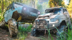 Оффроуд монстры рубятся на все бабки на лютом бездорожье Оффроад Extreme Stars