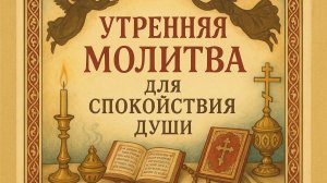 Утренняя молитва для спокойствия души