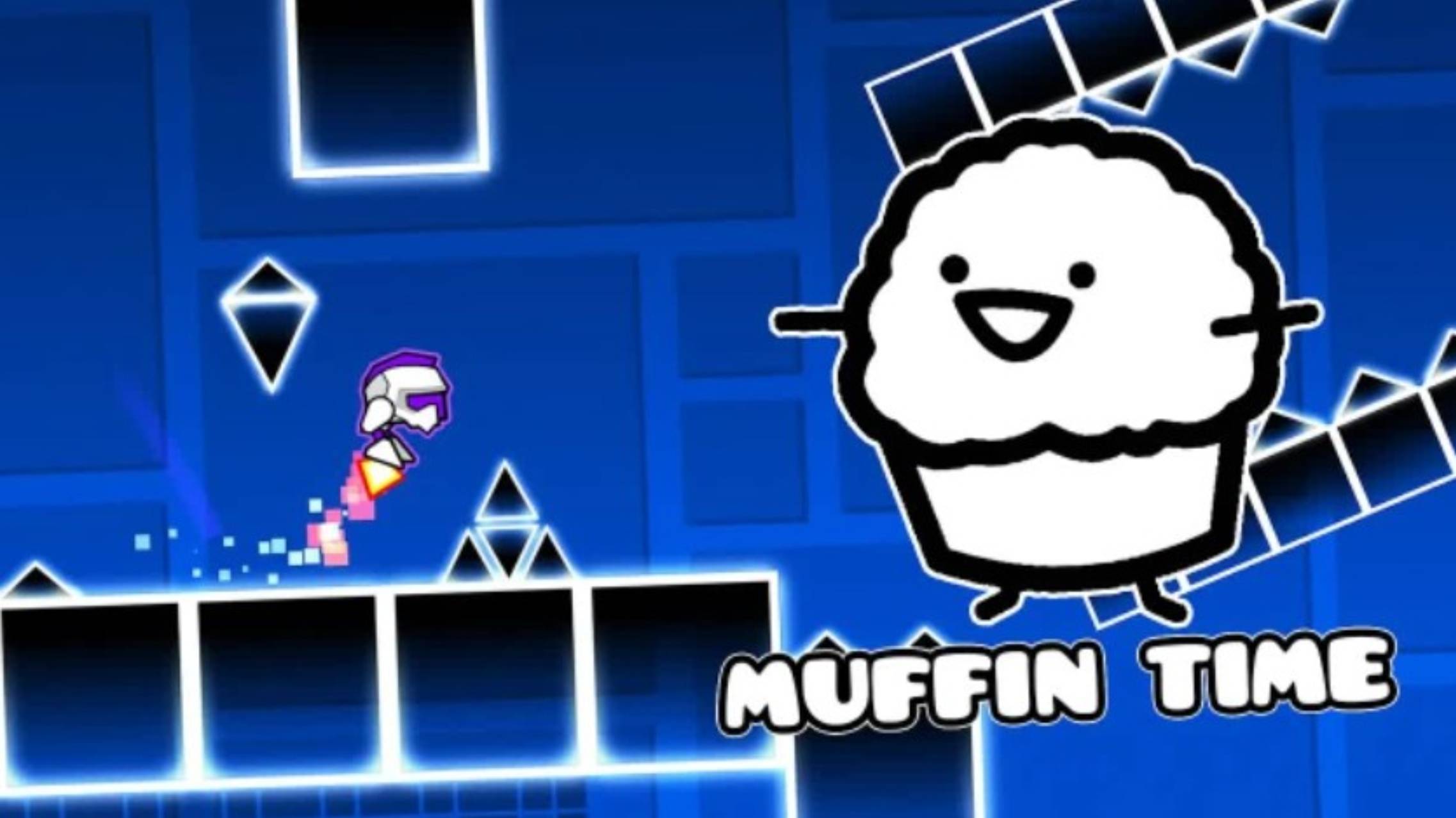 Любишь МАФФИНЫ? Уровень Muffin Time / Geometry Dash смотреть онлайн