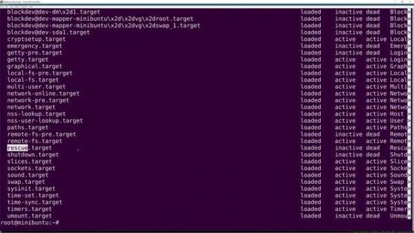 systemd в Linux 3 Цели (Targets)