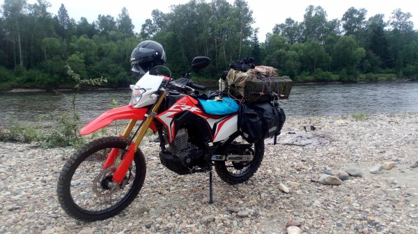 Мотобаня. Honda CRF150L + Мобиба.