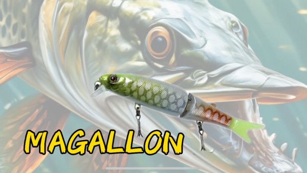 Отличный воблер Jackall MAGALLON