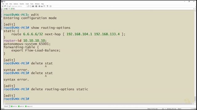 04. Backup Static Routes and Default Settings смотреть онлайн