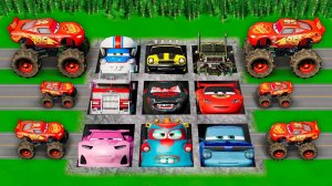 СЛОЖНАЯ ТРАССА ДЛЯ МОНСТЕР ТРАКА МОЛНИИ МАККУИНА МУЛЬТ ТАЧКИ