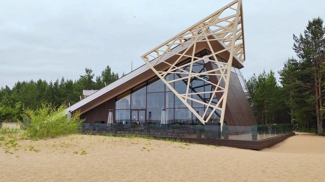 Приозерск, пляж на берегу Ладоги. смотреть онлайн