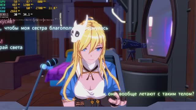 Frontier Hunter: Erza's Wheel of Fortune - тест Athlon 300u 4GB DDR4 Vega 3 512MB (часть 1) смотреть онлайн