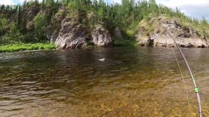 Мы вновь на рыбалке. Небольшой поход на любимую реку за трофейным хариусом. Часть 1.