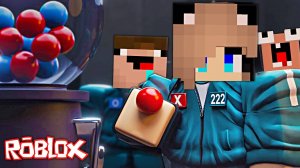 2 НУБА И ДЕВУШКА ПРО ИГРАЮТ В ИГРУ В КАЛЬМАРА 3 СЕЗОН В ROBLOX