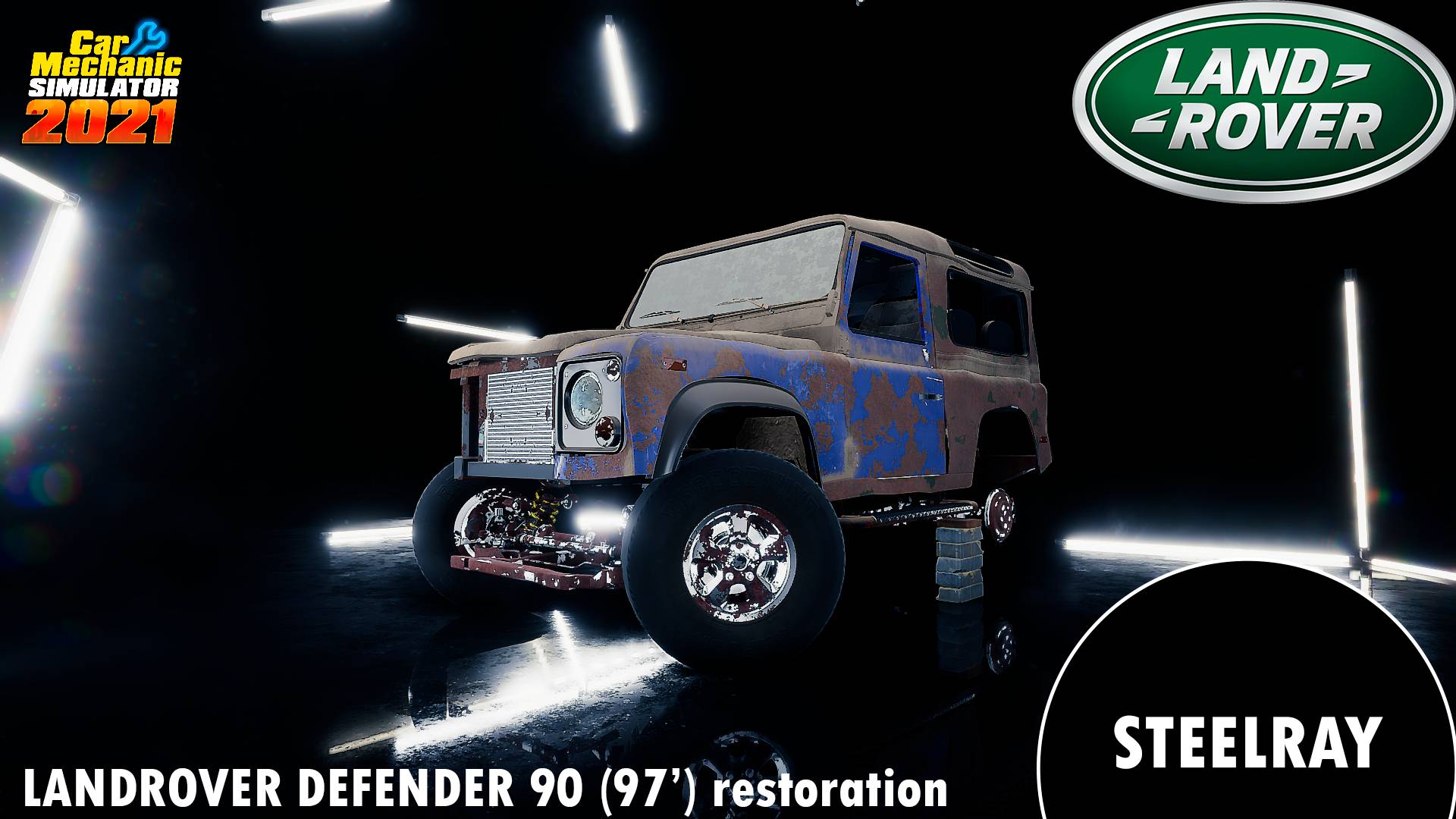 Car Mechanic Simulator 2021 LANDROVER DEFENDER 90 (97') Restoration CAR Mod*