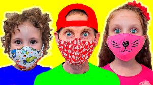 Детская песенка про маски | Песни для детей от Лизы и другие песенки для детей | Большой сборник