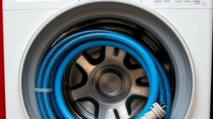 Меняем порванный шланг подачи воды в стиралку.