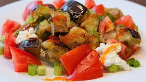 Те самые ХРУСТЯЩИЕ БАКЛАЖАНЫ В КЛЯРЕ. Ресторанный салат у вас дома