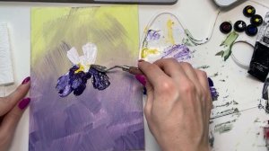 Как нарисовать ирисы мастихином | Эффектная техника для начинающих