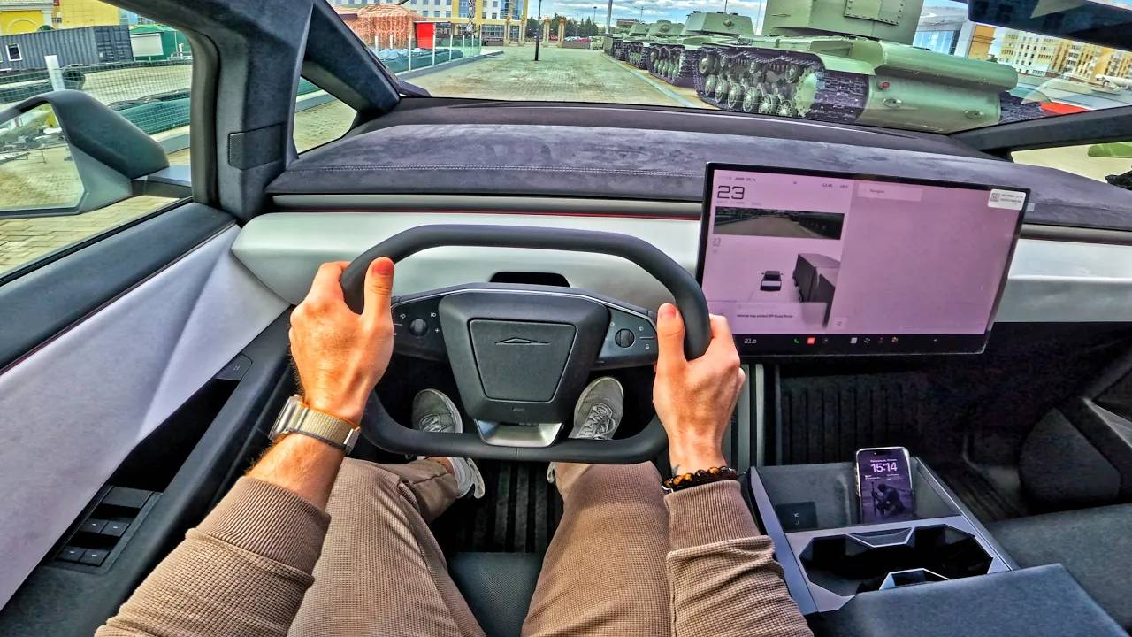 2025 Tesla Cybertruck 630 кВт - ТЕСТ-ДРАЙВ ОТ ПЕРВОГО ЛИЦА смотреть онлайн