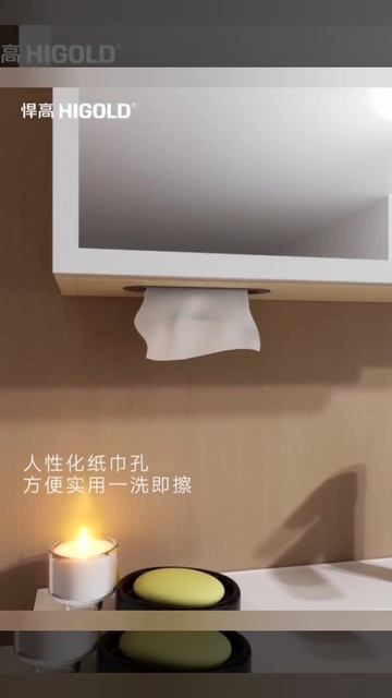 Обзор комплекта мебели для ванной комнаты с умным зеркалом Xiaomi HiGold 800/700/600 mm смотреть онлайн