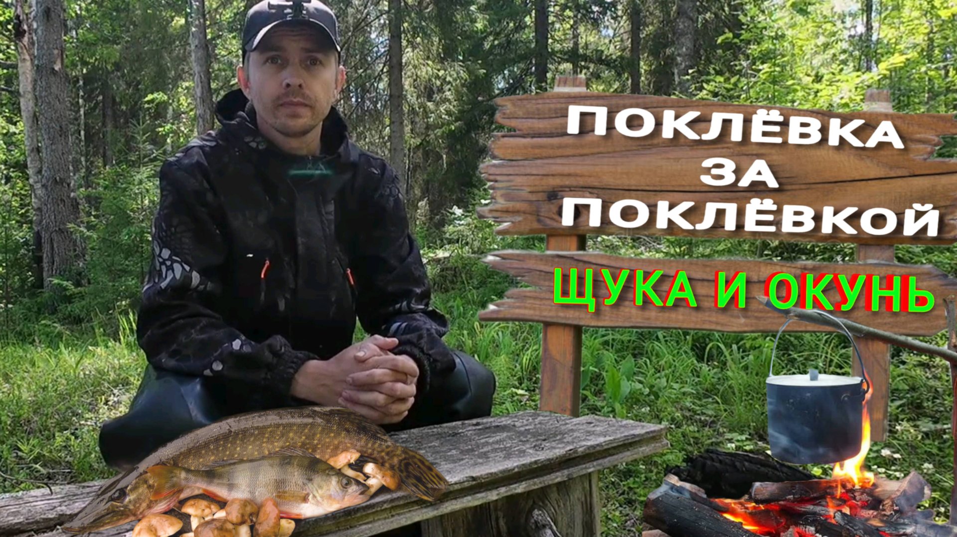 Поклёвка за поклёвкой.Рыбалка на спиннинг. Уха из щуки. смотреть онлайн