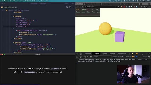 [Bruno Simong ] Three.js Journey 65 — Physics with R3F смотреть онлайн