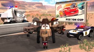 ТАЧКИ МОЛНИЯ МАККУИН СТАЛ НОВЫМ ШЕРИФОМ ПОЛИЦИИ В РАДИАТОР СПРИНГС