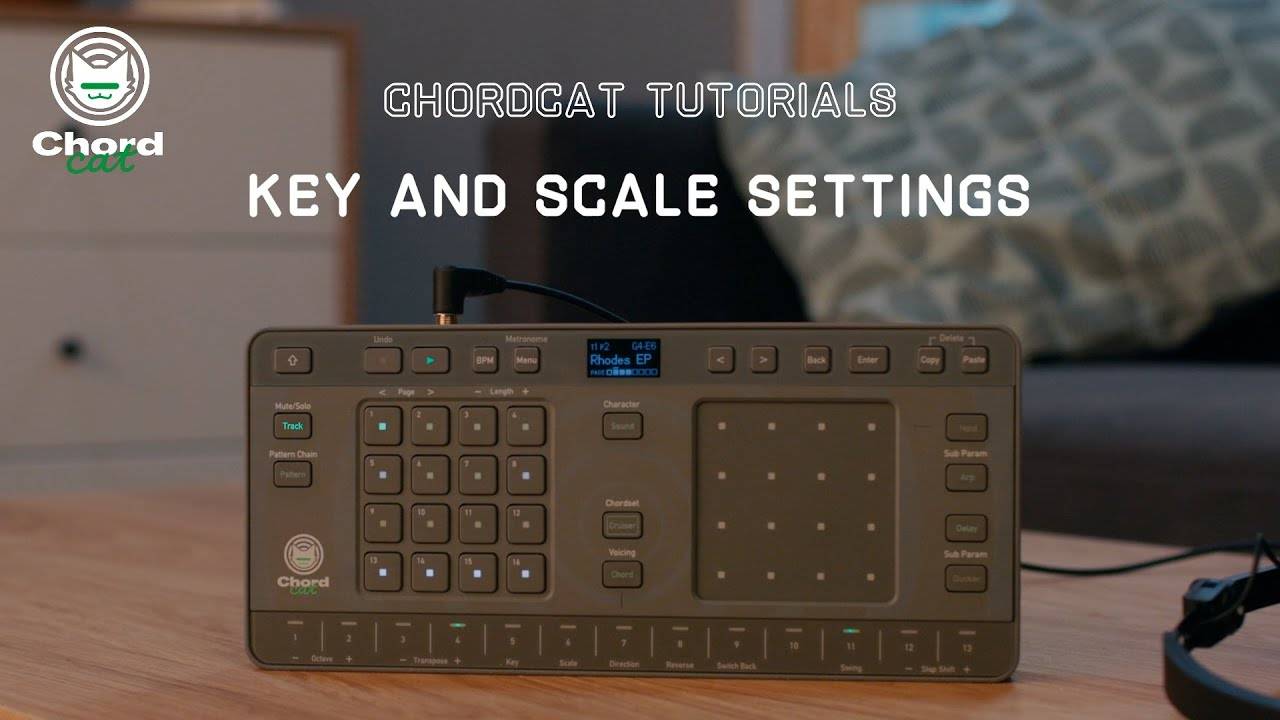 Chordcat Tutorial 06: Key and Scale Settings
