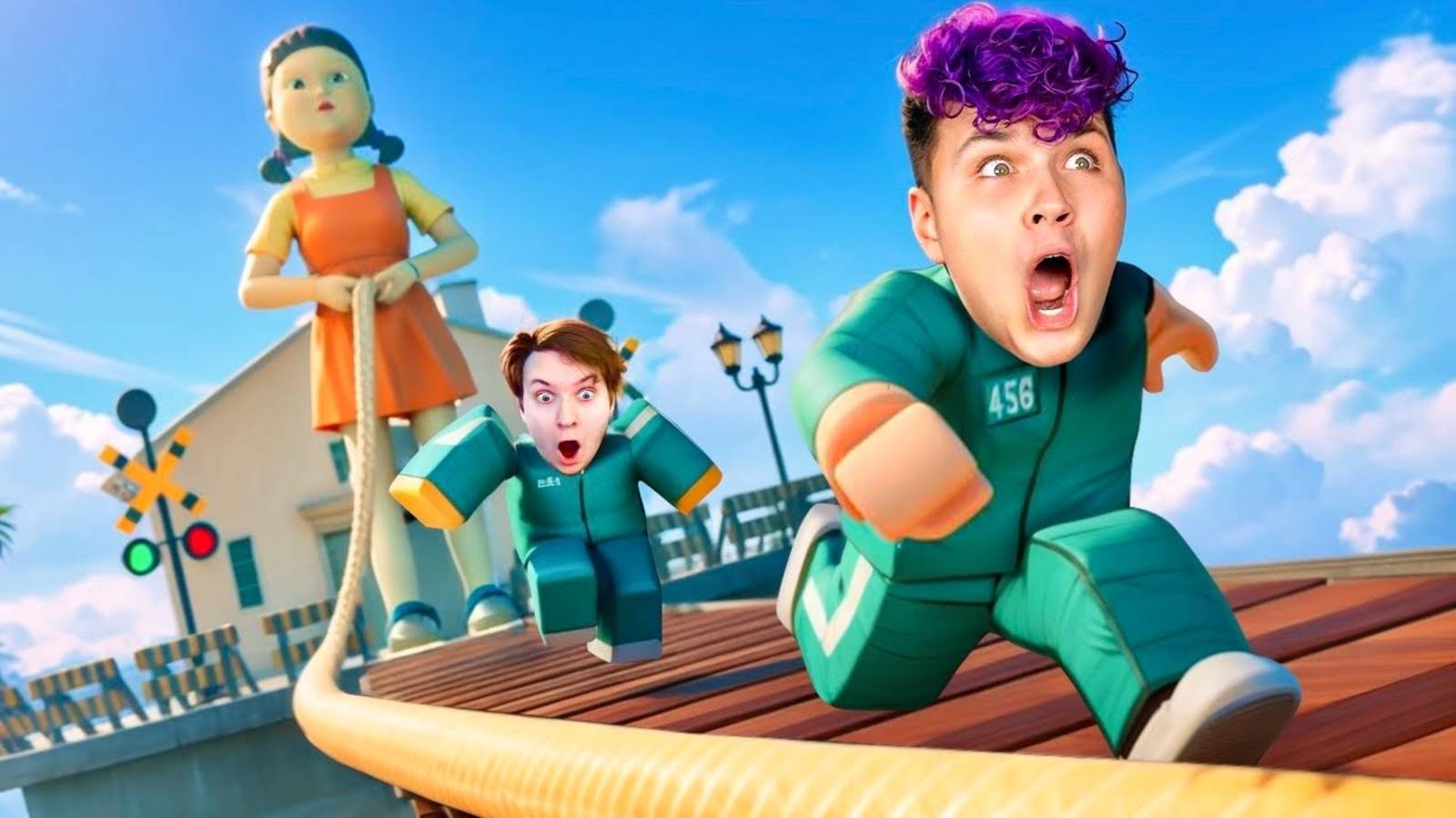 ПРЫГАЙ чтобы ВЫЖИТЬ в ИГРА КАЛЬМАРА 3 ☠️ Roblox смотреть онлайн