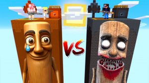 💪ЧАНК САУРА vs ЧАНК КОШМАРНОГО САУРА В МАЙНКРАФТ! ШЕДИ ЛЕСКА И НУБИК MINECRAFT