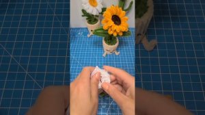 Цветочные горшочки из синельной проволки