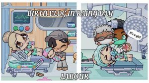 🎉 МИЛА РОДИЛА ДОЧКУ! | Влог о Родах | Avatar World | Ролевая Игра